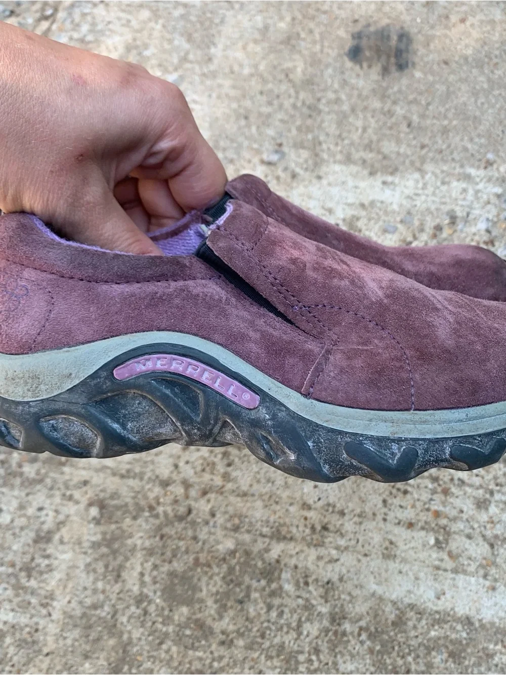 Merrell Kid’s Moccasin Slip On Outdoor Shoes Size 1